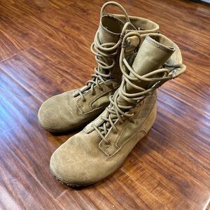 Men's Rugged Tan Lace-Up Boots